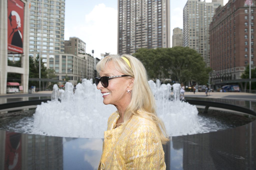 Star Earrings at the Fountain